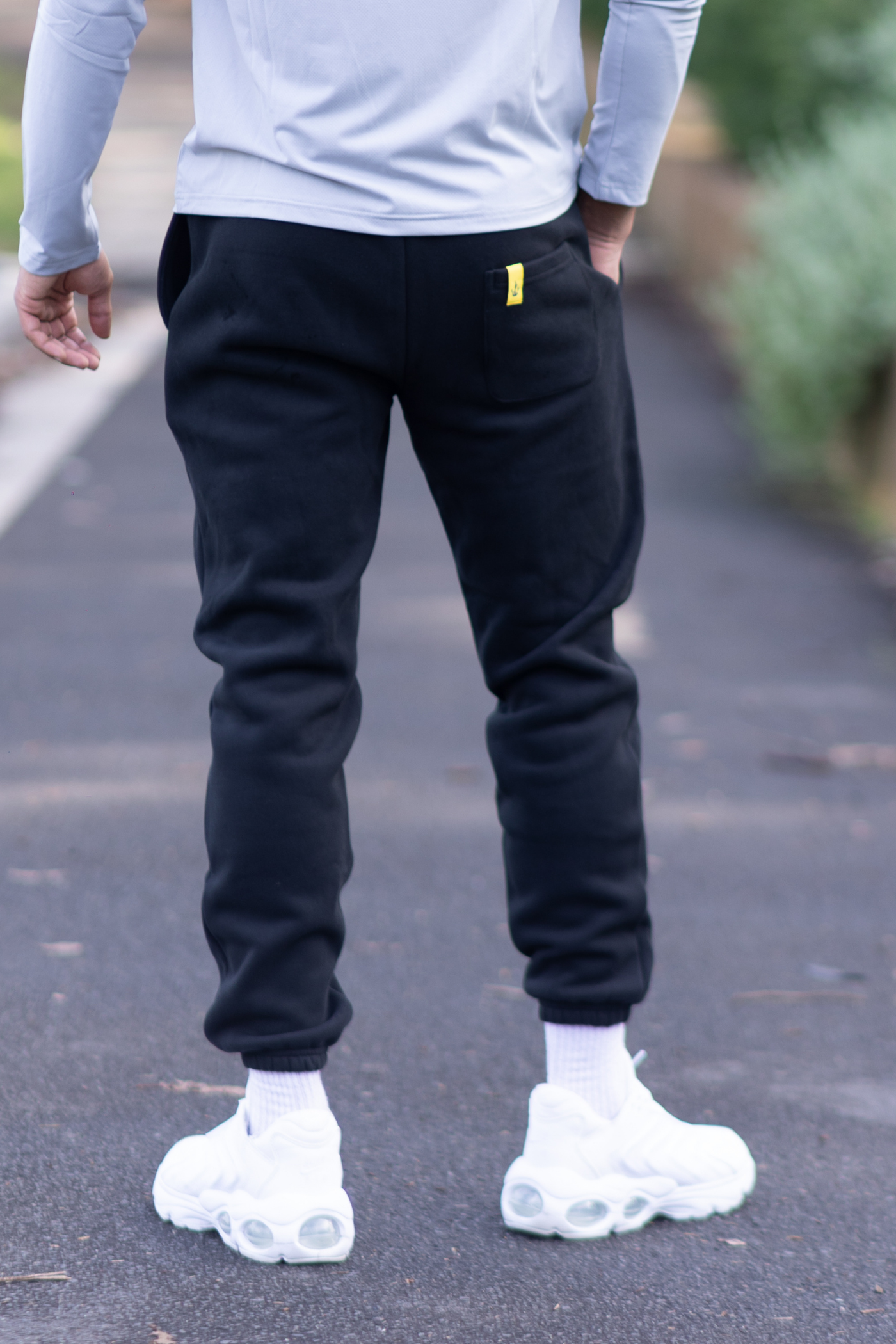 The Jones, Unisex Tech Fleece Track Pants Black