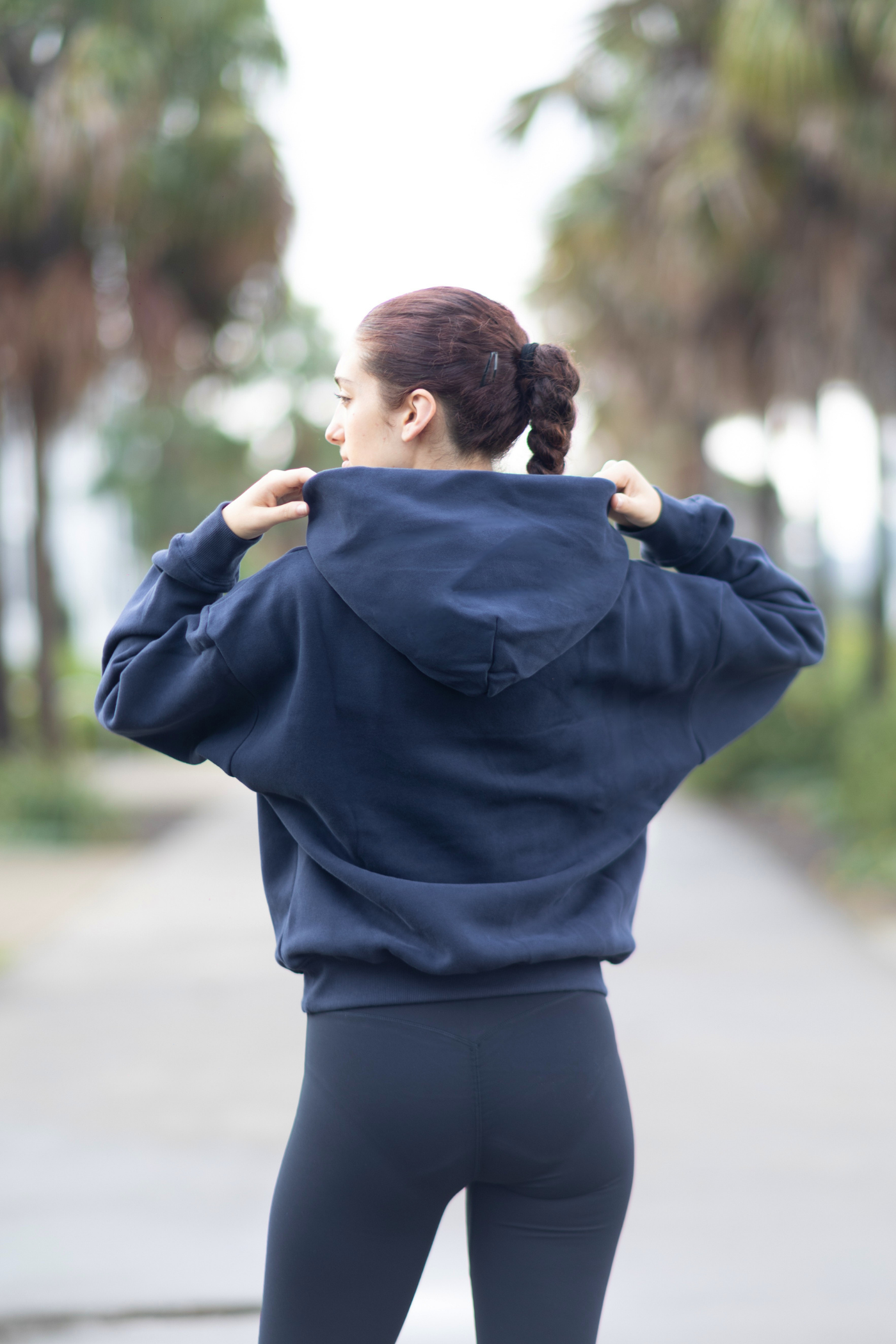 The Shu, Unisex Oversized Hoodie Navy