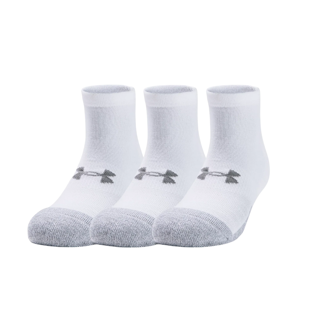 Under Armour 3pk Ankle Sock - White