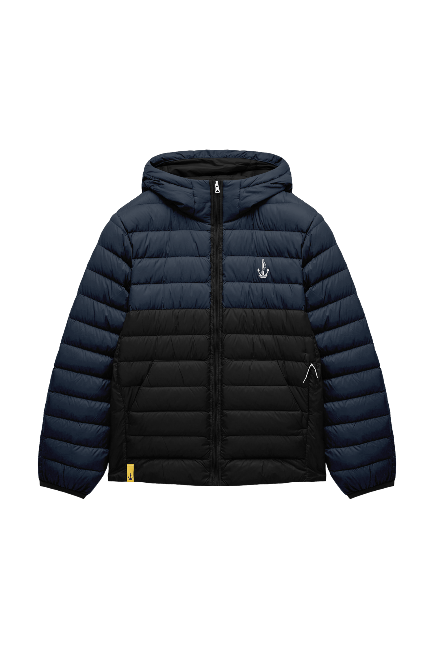 The Bowater, Unisex Puffer Jacket Black