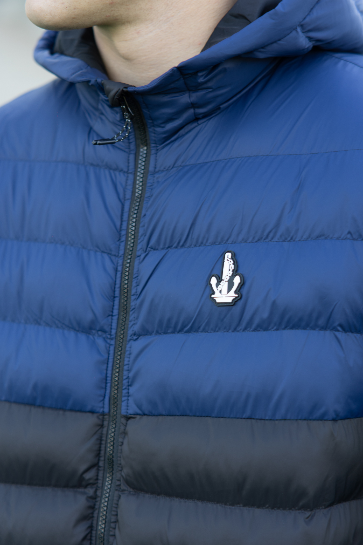 The Bowater, Unisex Puffer Jacket Black