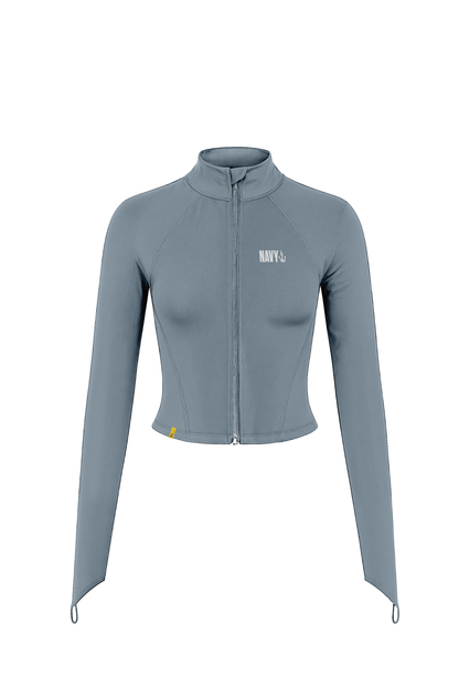The Jemma, Womens Fitted Jacket Light Blue