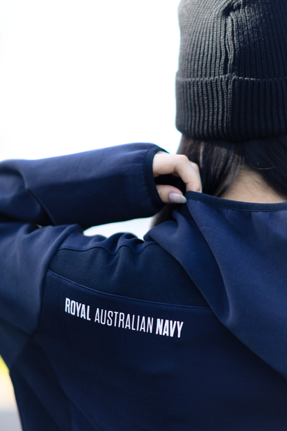 The Kim, Unisex Quarter Zip Navy