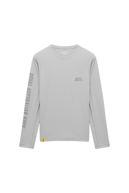 The Lahey, Mens Long Sleeve Training Shirt Grey