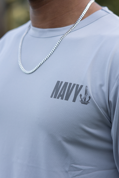 The Lahey, Mens Long Sleeve Training Shirt Grey