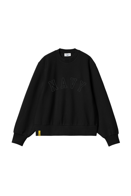 The Nic, Crewneck Pullover Sweater Black