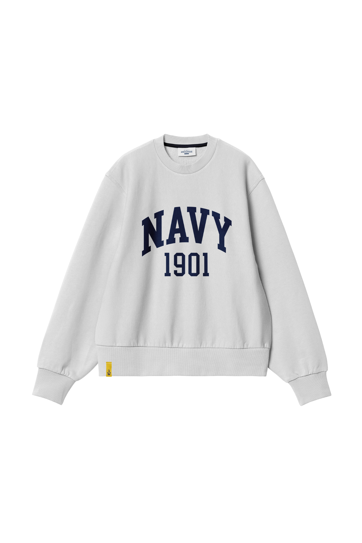 The Priya, Unisex Pullover Crewneck Sweater Grey