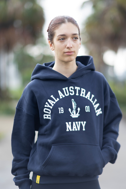The Shu, Unisex Oversized Hoodie Navy