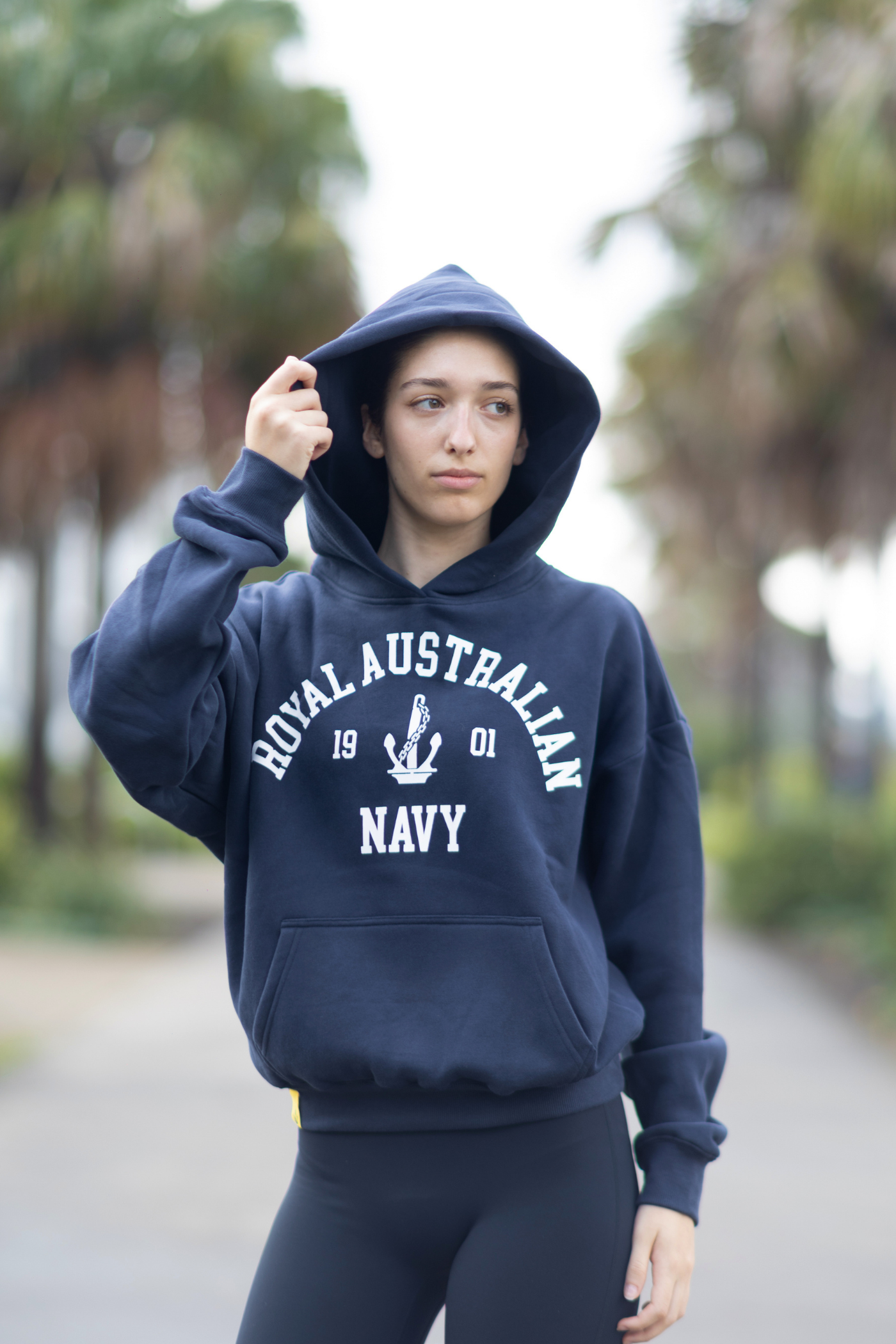 The Shu, Unisex Oversized Hoodie Navy