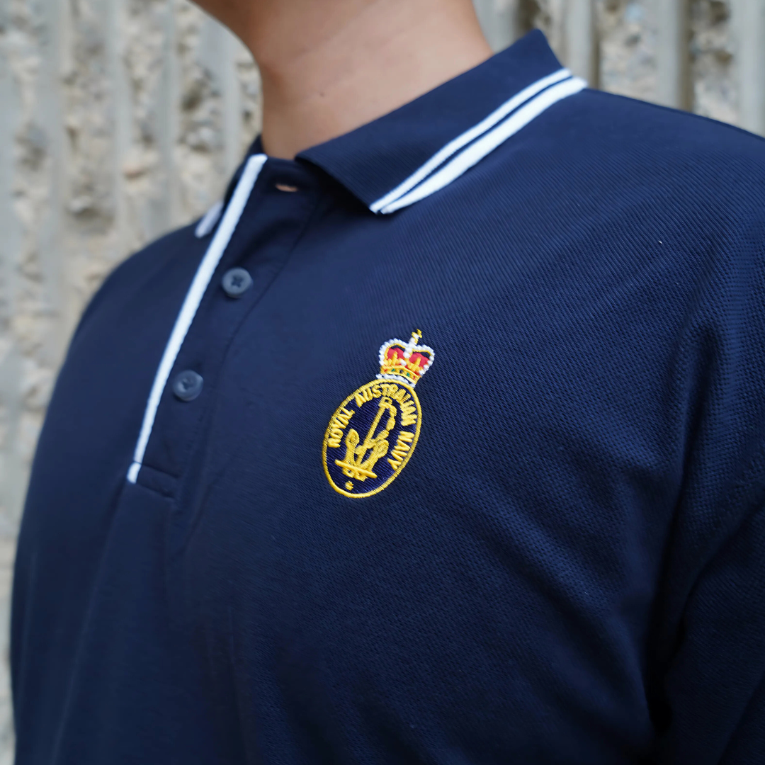 Mens Navy Workforce Polo Shirt
