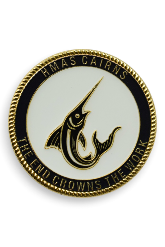 HMAS Cairns Medallion Challenge Coin