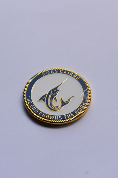 HMAS Cairns Medallion Challenge Coin