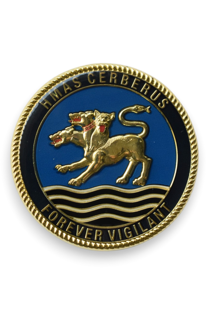 HMAS Cerberus Medallion Challenge Coin