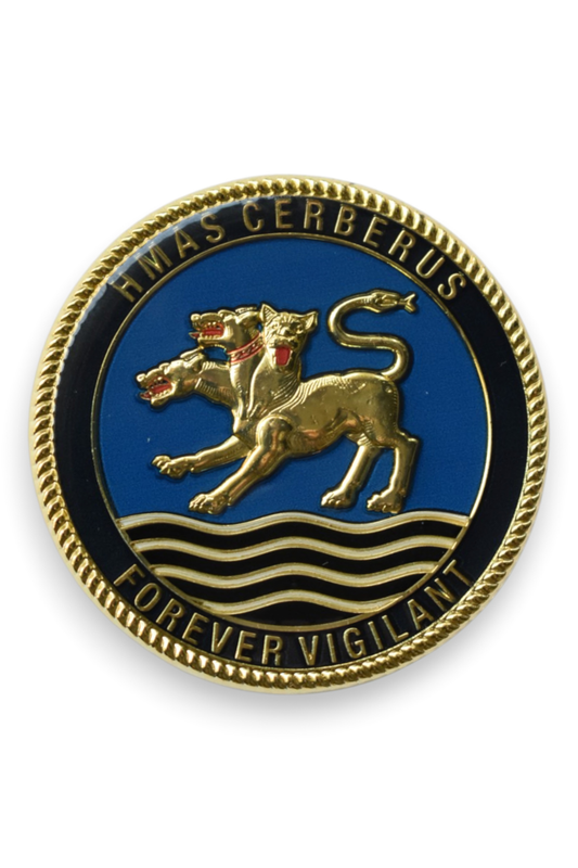 HMAS Cerberus Medallion Challenge Coin