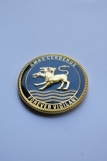 HMAS Cerberus Medallion Challenge Coin