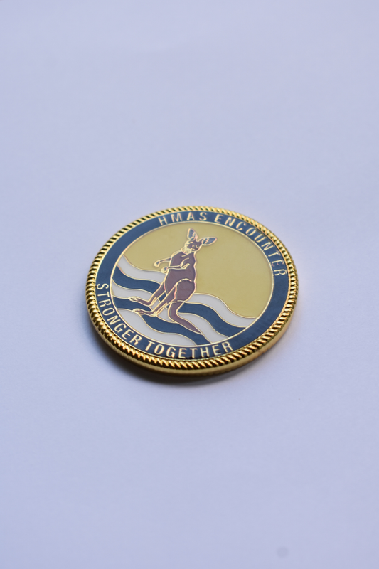 HMAS Encounter Medallion Challenge Coin