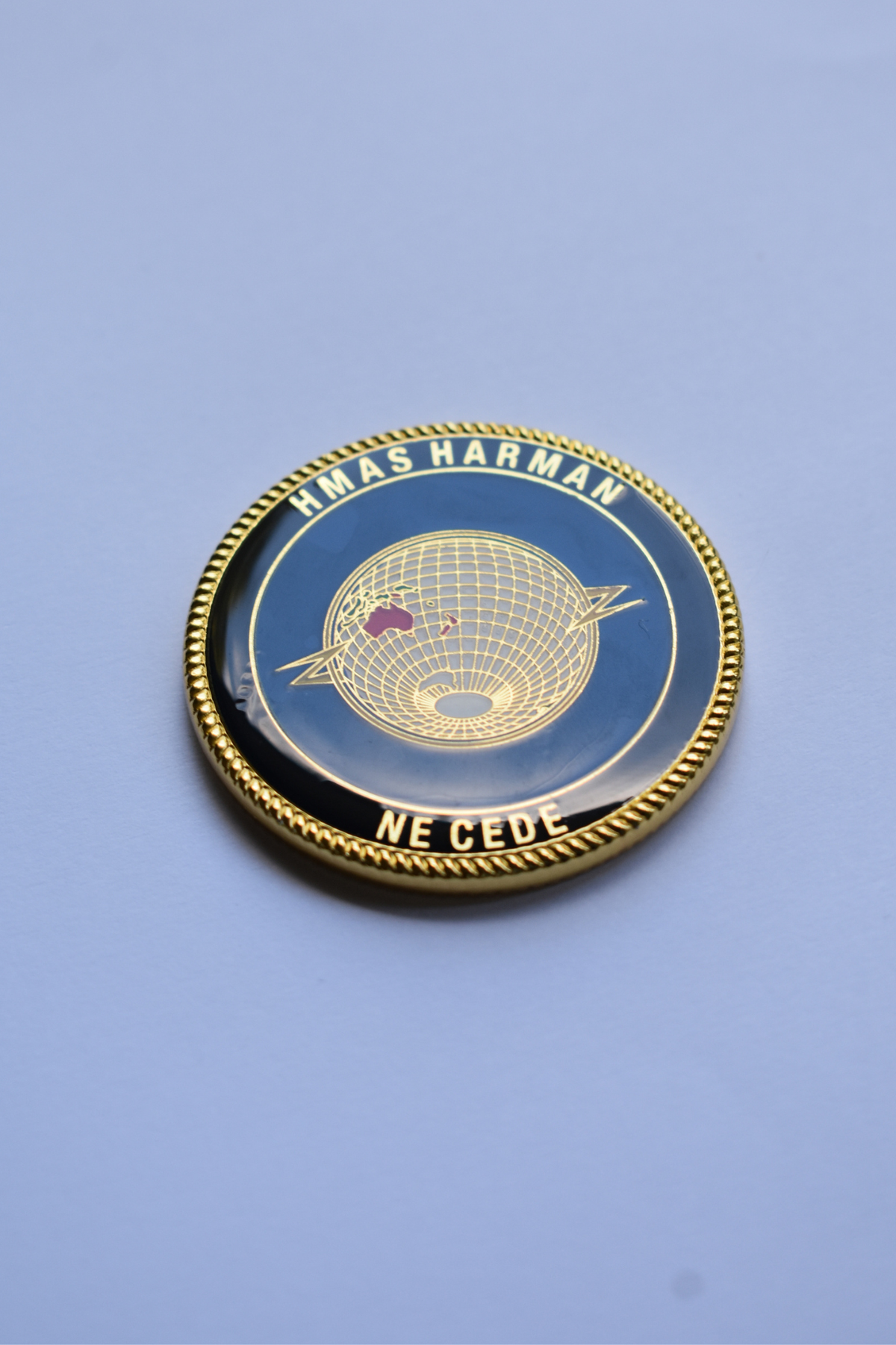 HMAS Harman Medallion Challenge Coin