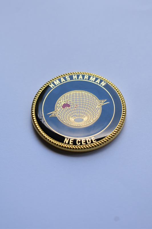 HMAS Harman Medallion Challenge Coin