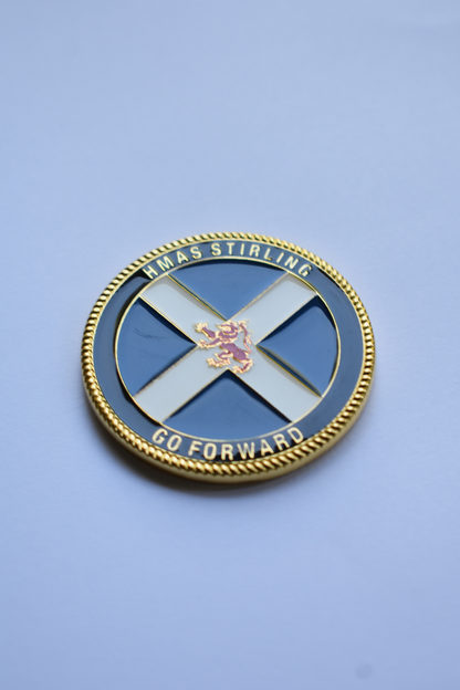 HMAS Stirling Medallion Challenge Coin