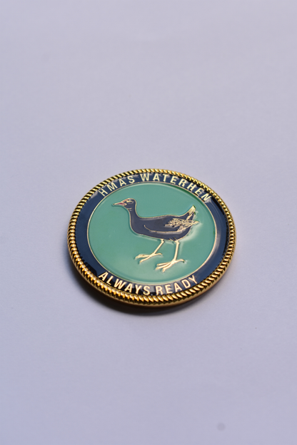 HMAS Waterhen Medallion Challenge Coin
