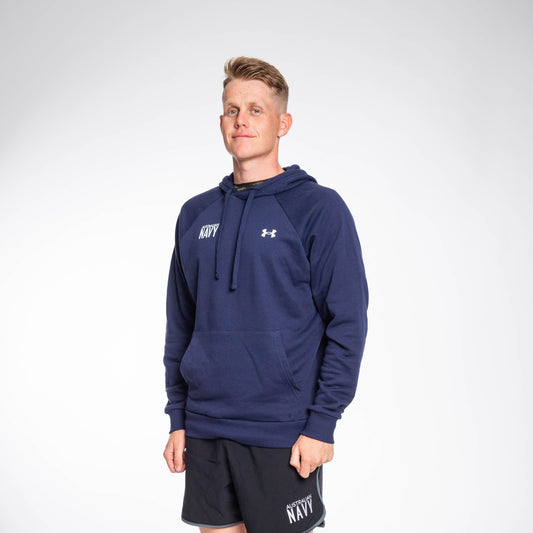 Under Armour Rival Cotton Hoodie - Navy