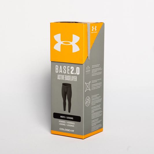 under armour mens base 2.0 leggings packaging