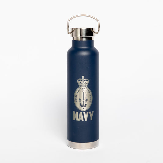 ran navy water bottle