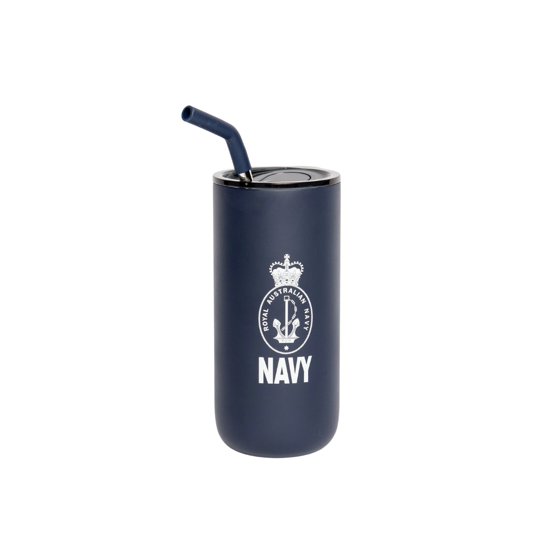 RAN Tumbler with Straw – The Navy's Anchorage