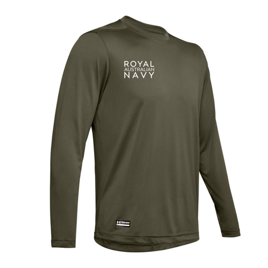 Under Armour Mens Tactical Tech Long Sleeve - Green