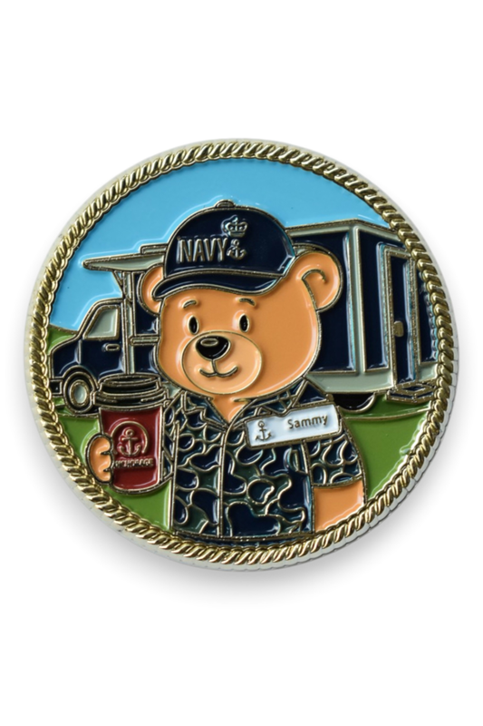 Sammy the Bear Challenge Coin