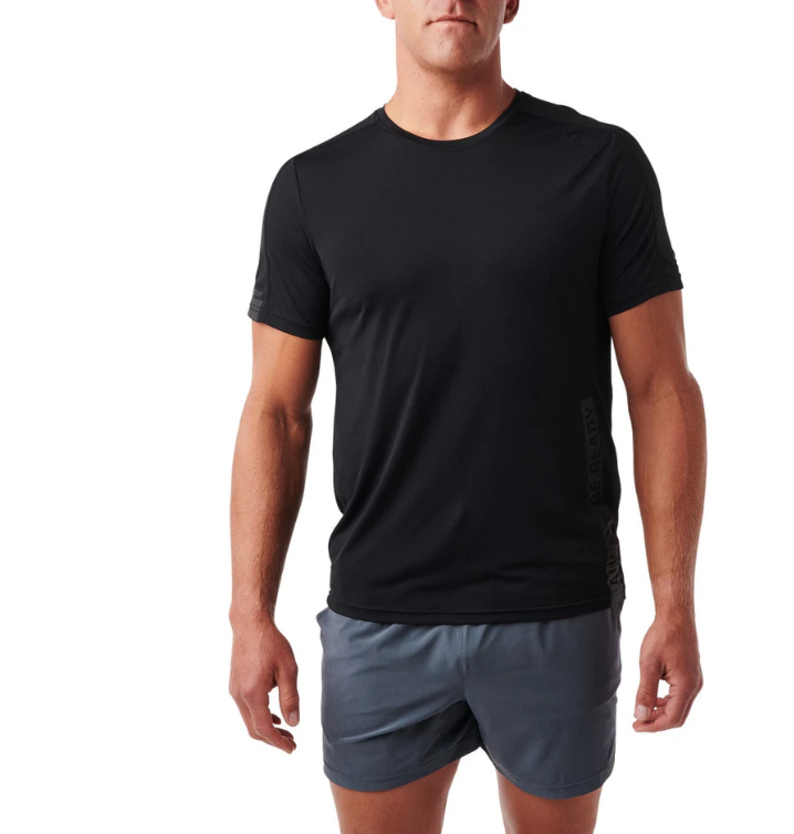 TacSource Mens Cotton Tee - Black