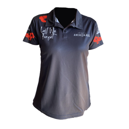 Lest We Forget Womens Polo Shirt