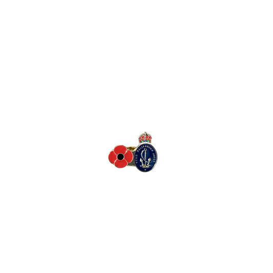 Poppy Lapel Pin with RAN Badge