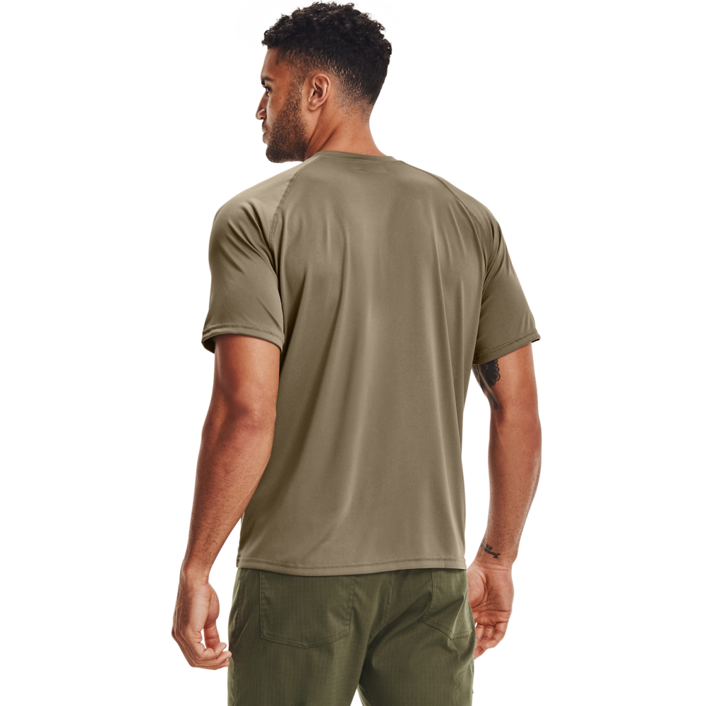 Under Armour Mens Tactical Tech Tee - Brown