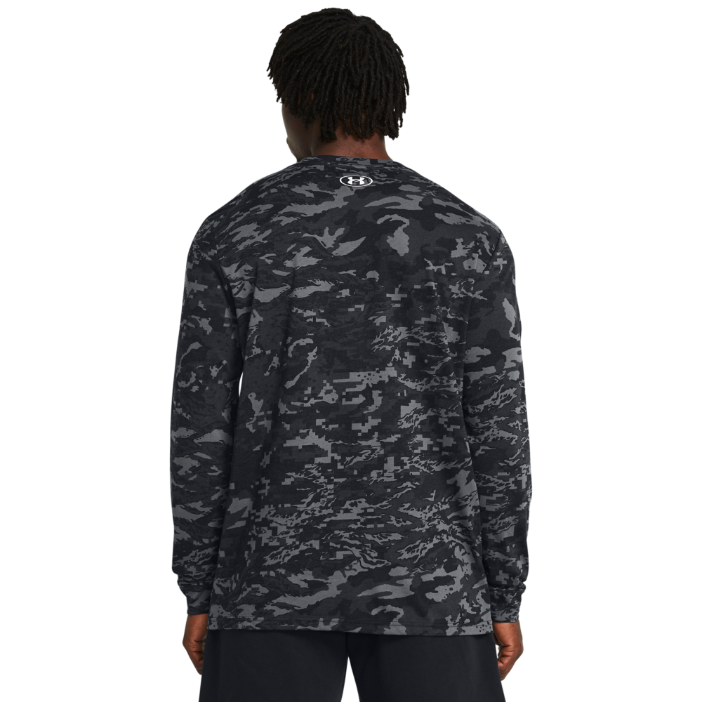 Under Armour Mens ABC Camo Long Sleeve - Black