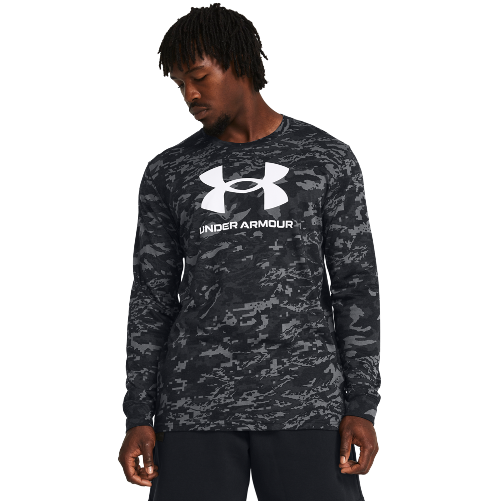 Under Armour Mens ABC Camo Long Sleeve - Black