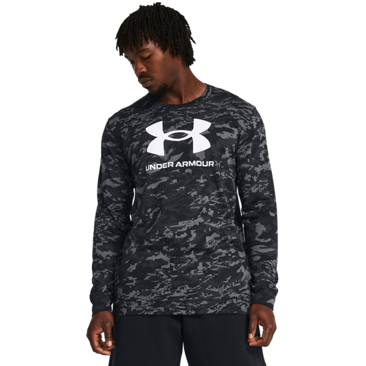 Under Armour Mens ABC Camo Long Sleeve - Black