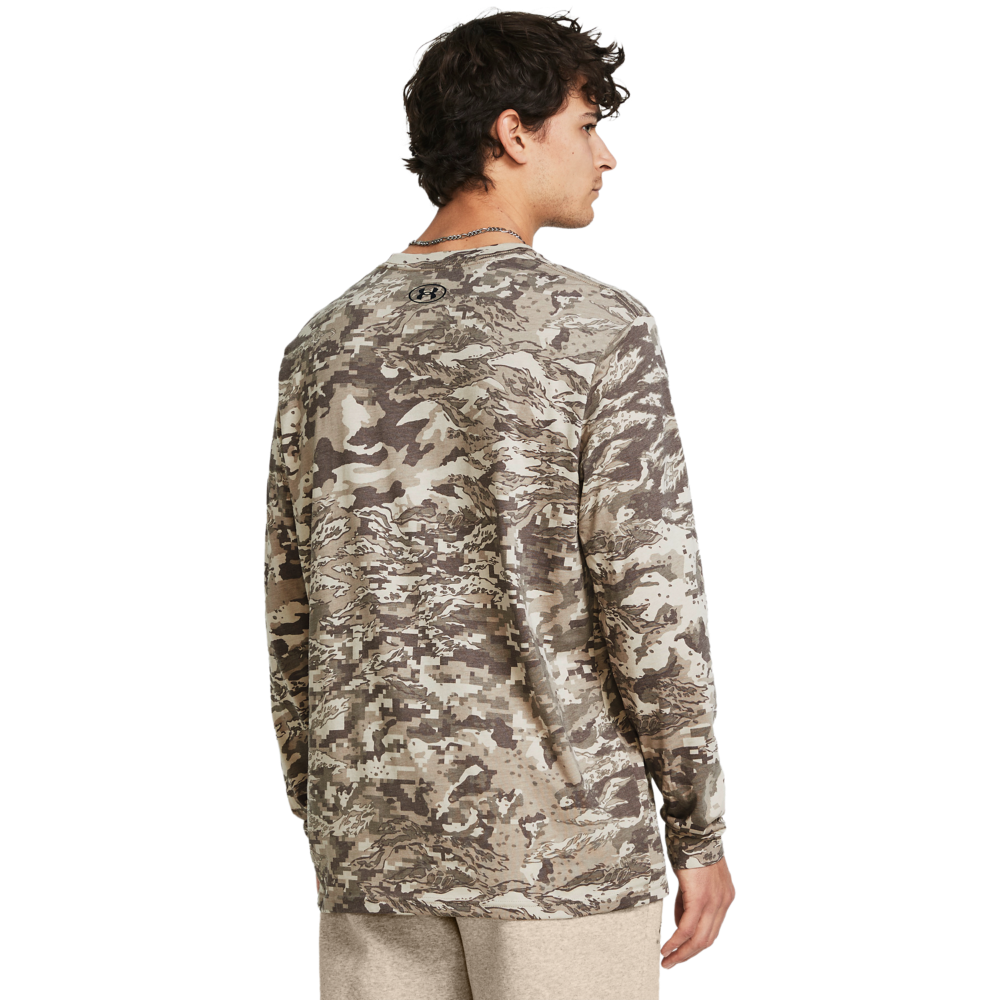 Under Armour Mens ABC Camo Long Sleeve - Brown