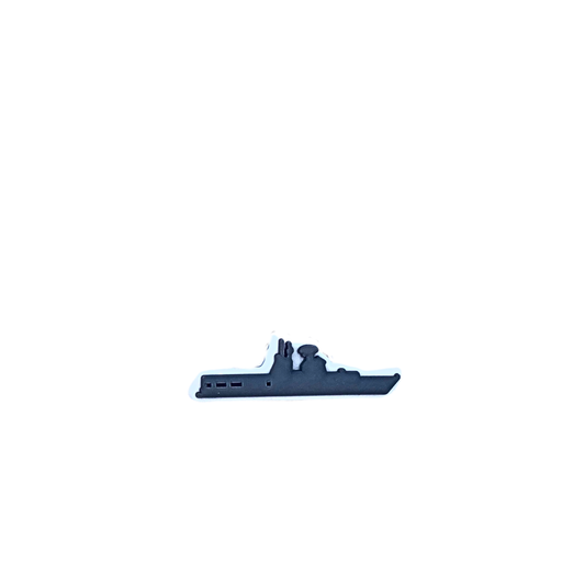 Croc Charm Ship - 1pc