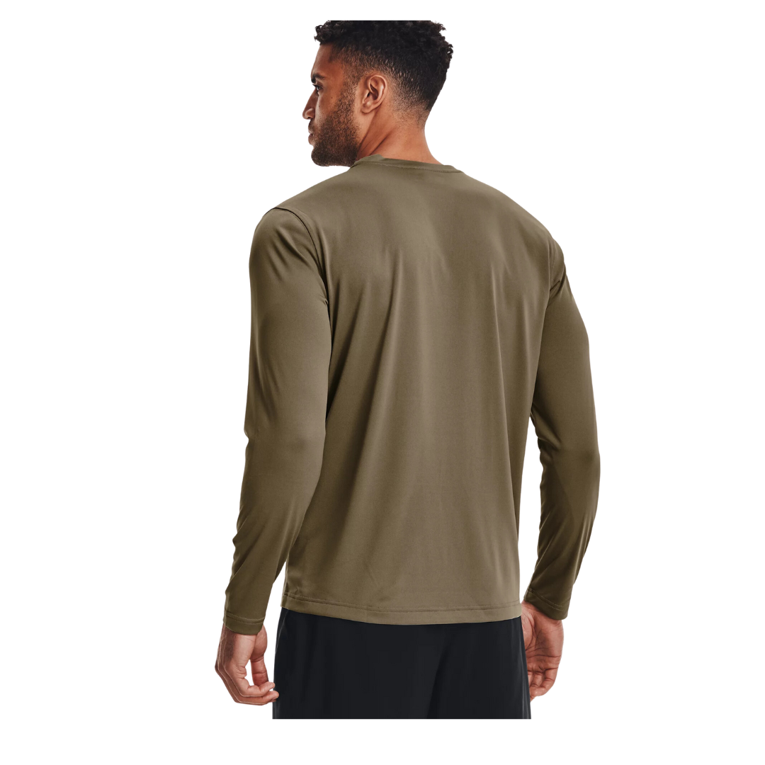 Under Armour Mens Tactical Tech Tee Long Sleeve - Green