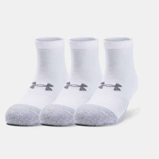 Under Armour 3pk Ankle Sock - White