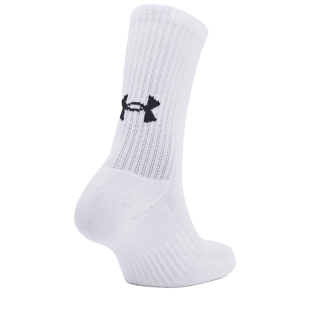 Under Armour 3pk Long Sock - White