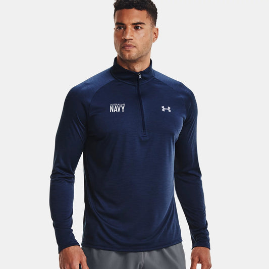 Under Armour Mens Velocity 2.0 1/4 Zip - Navy